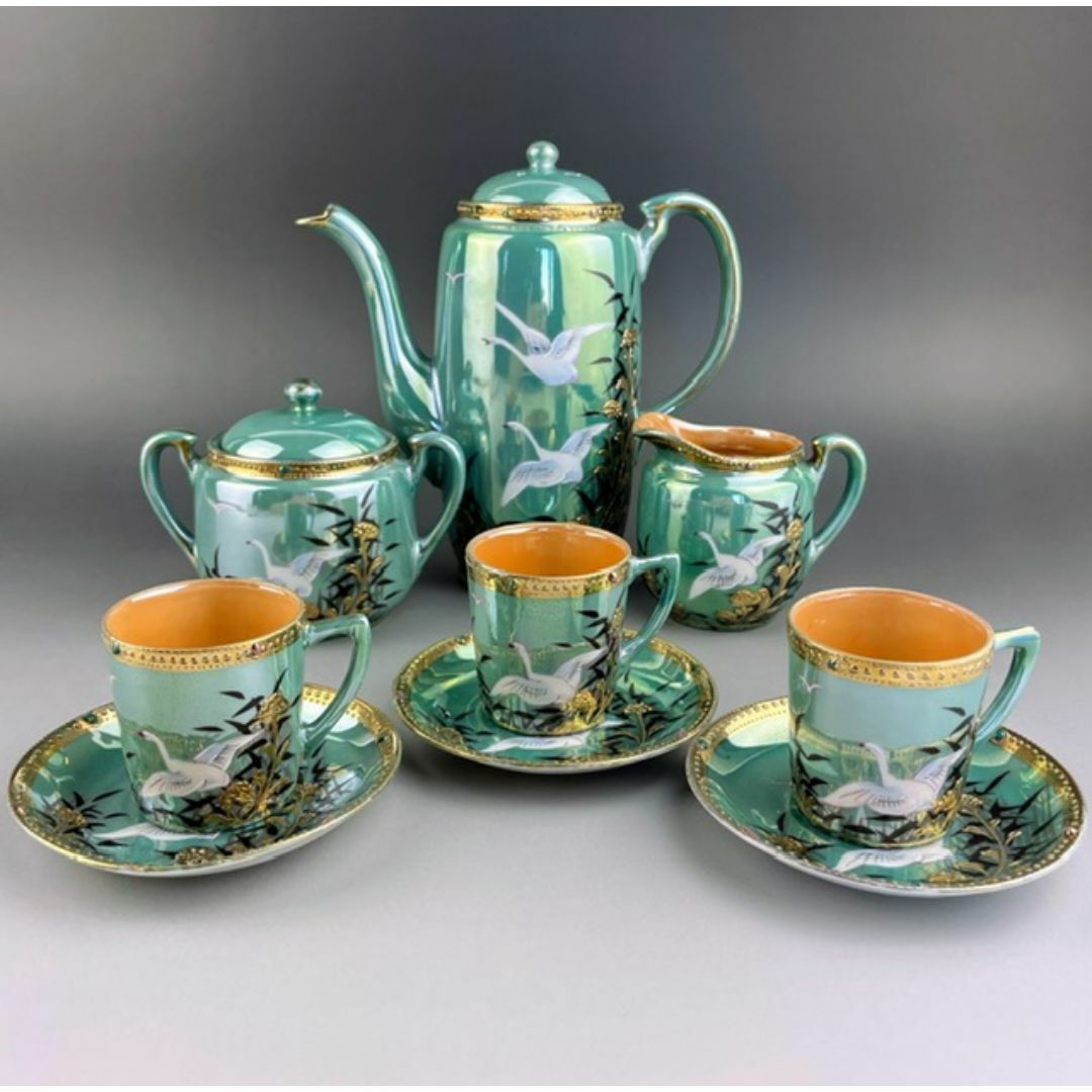 オールドノリタケ ラスター彩 デコレディ インク瓶 オールドノリタケ