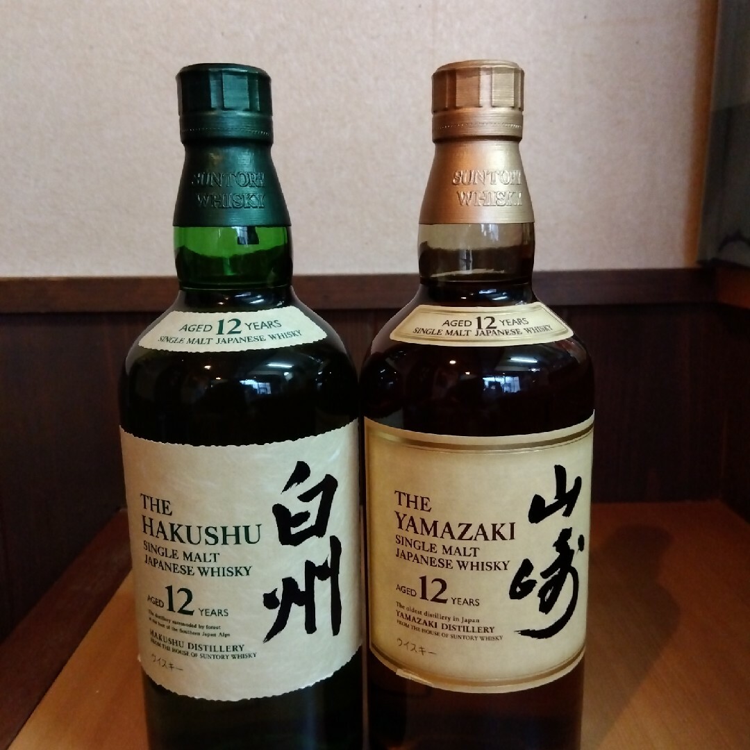 サントリーウイスキー 白州 12年 700ml 2本