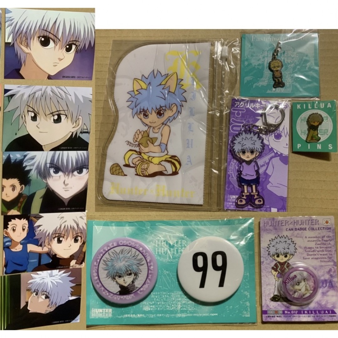 旧 HUNTER × HUNTER 缶バッジセット キルア 缶バッジ フジ版