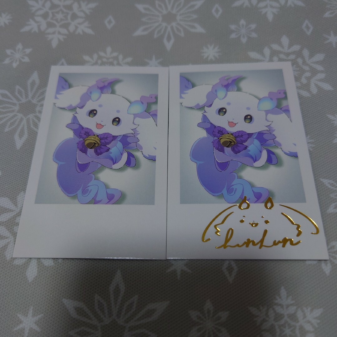 にじさんじ いずれ菖蒲か杜若 あやかき チェキ風カード ルンルン