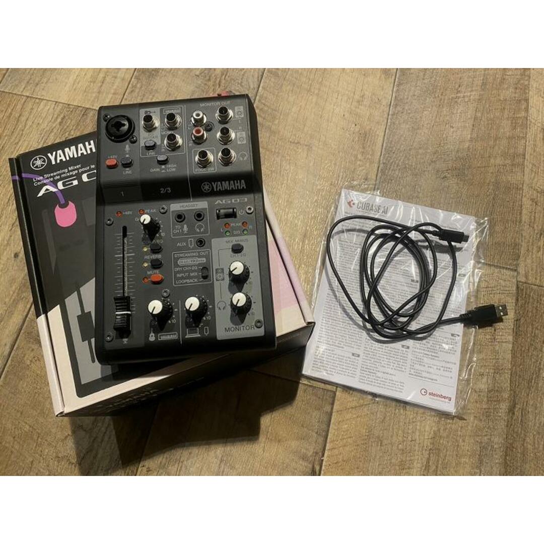 YAMAHA AG03 MK2 B オーディオインターフェース ブラック-Yuki