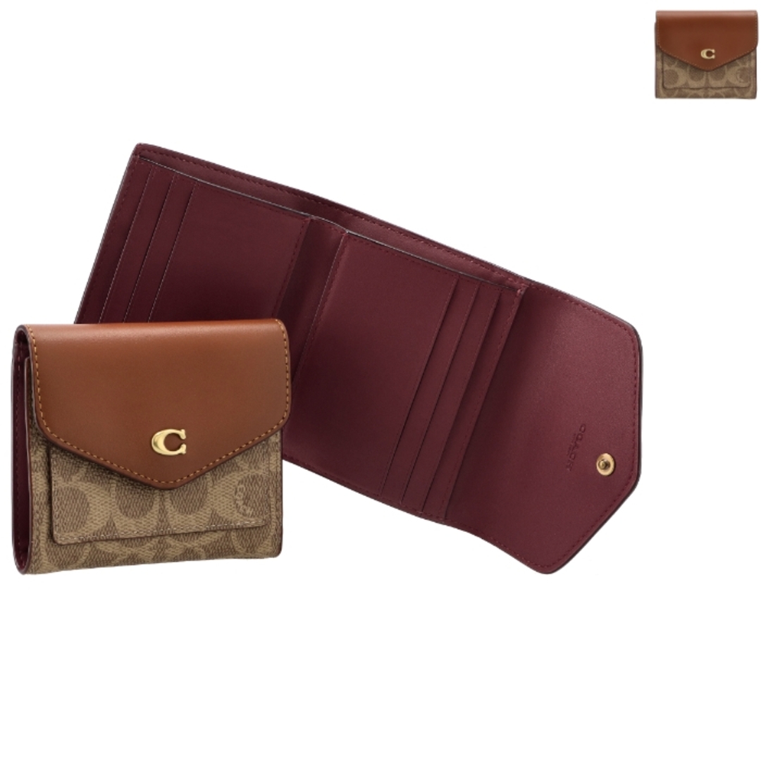 COACH コーチ 三つ折り財布 シトロン ミニウォレット 【公式通販】
