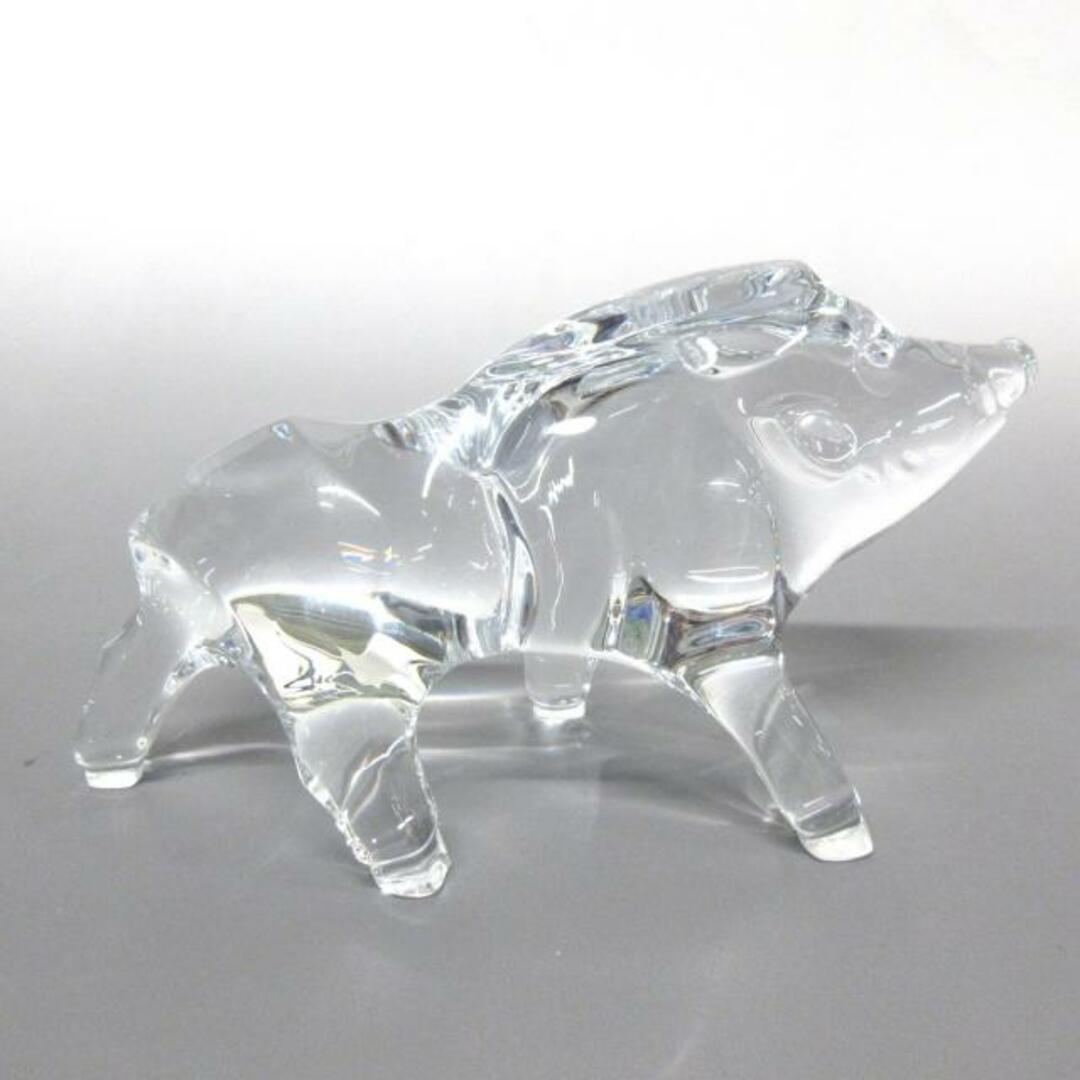 Baccarat バカラ／亥 いのしし クリスタルガラス置物（干支） バカラ