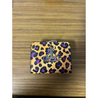 Vivienne Westwood レオパード柄二つ折り財布 ヴィヴィアン ウエスト