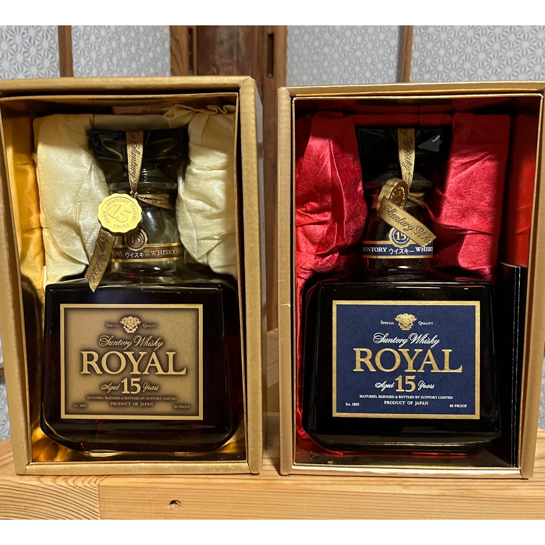 サントリーローヤル15年2本 サントリー 未開栓 ローヤル15年2本セット