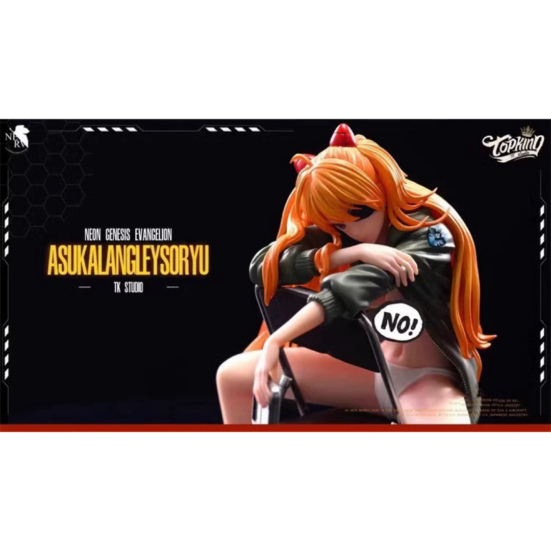 新世紀エヴァンゲリオン アスカ ガレージキット ガレキ スタチュー ②