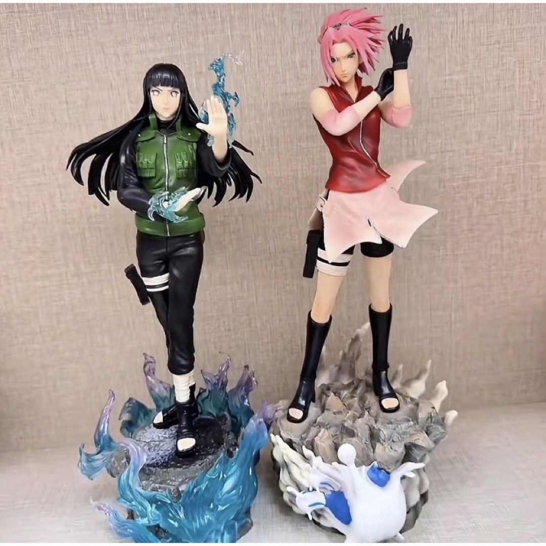 NARUTO ナルト&ヒナタ ガレージキッド フィギュア 完成品 日向ヒナタ