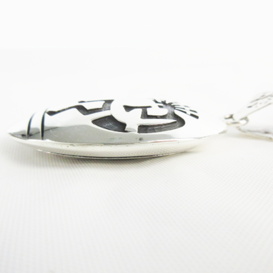 ホピ族 シルバーペンダントトップ ベアハンド柄 中古品 インディアン