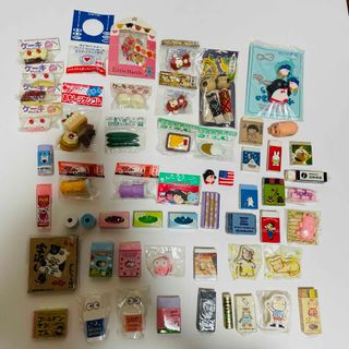 コクヨ - 昭和 平成 レトロ おもしろ ファンシー消しゴム 56セット