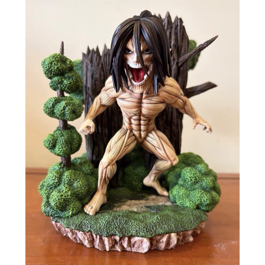 進撃の巨人 エレン ジーク 2体 ガレージキット ガレキ スタチュー①