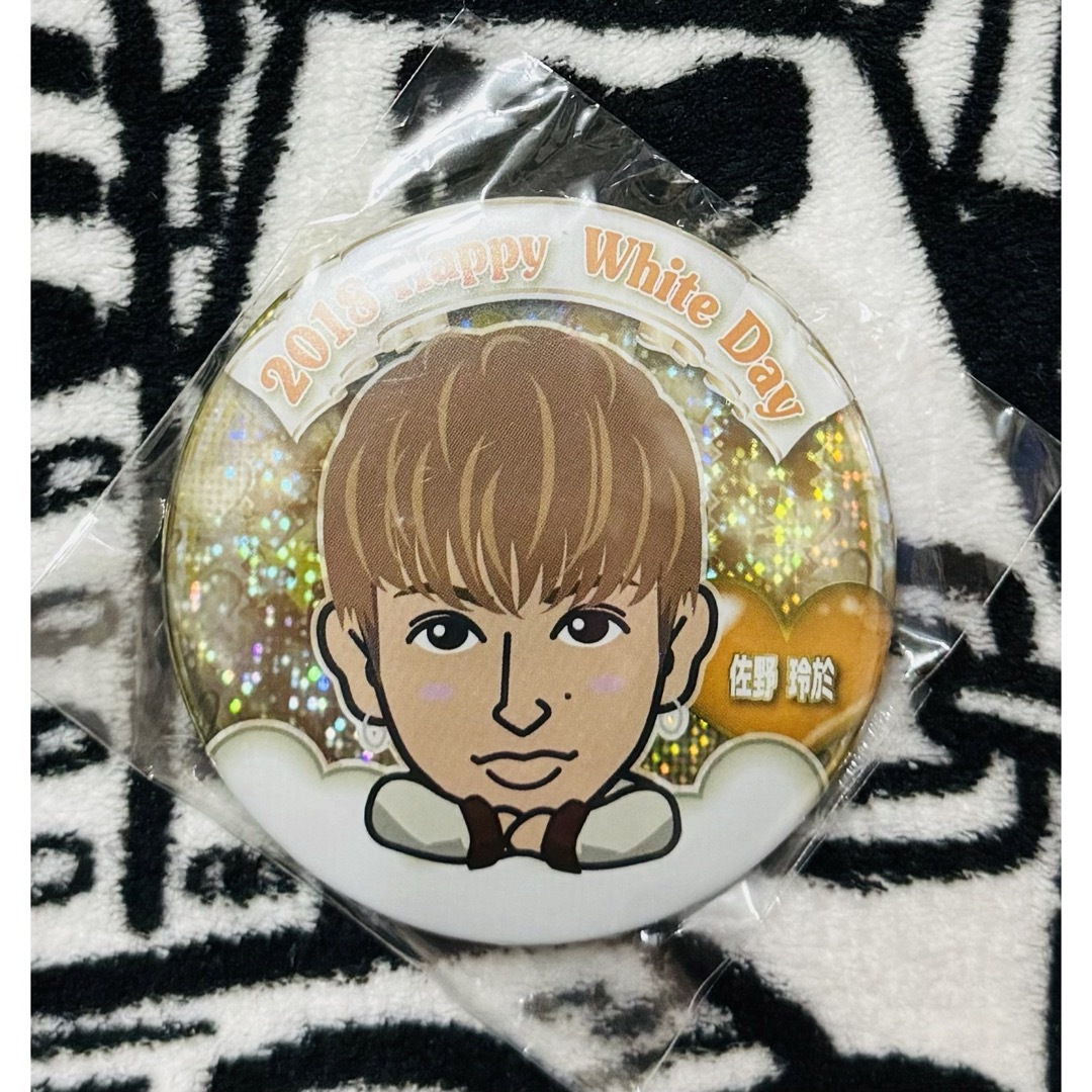 GENERATIONS 佐野玲於 缶バッジ 75mm 空 ガチャ GENERATIONS 佐野玲於