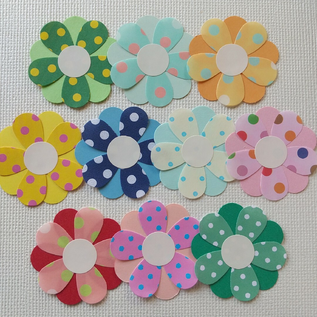 クラフトパンチ お花 オーダーメイド 普通の画用紙使用