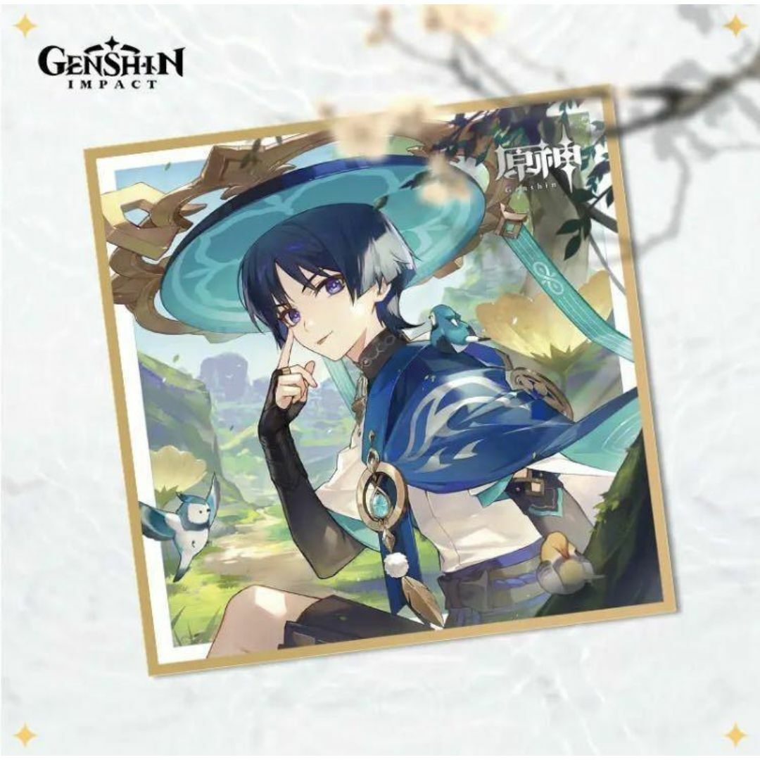 s】 原神 放浪者 スカラマシュ アニメイト特典 ポストカード 原神 放浪