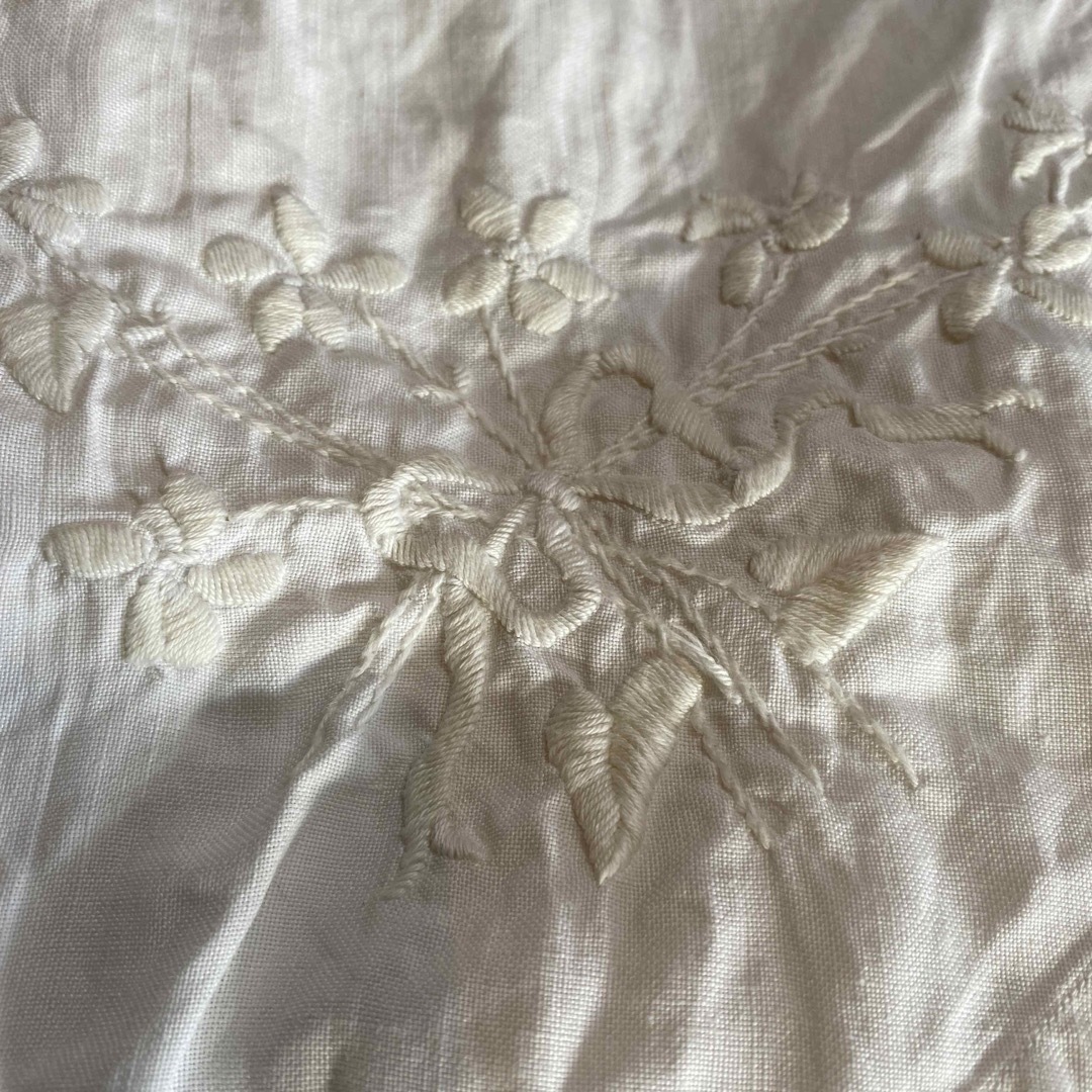 フランス／アンティーク】ピローケース クッションカバー／リネン