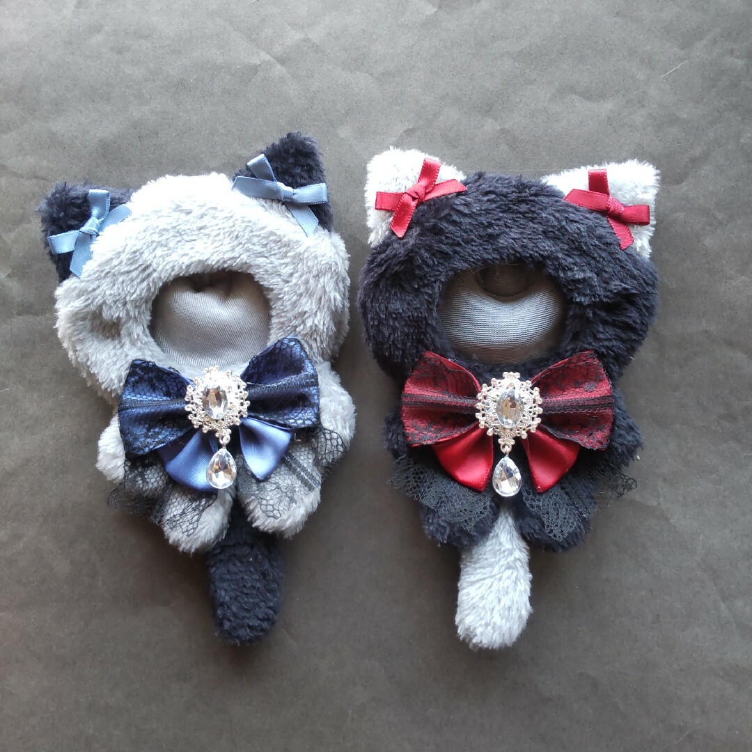 ちびぐるみ ぬいぐるみ服 ぬい服 おすわり ネコ 猫 着ぐるみ 着せ替え