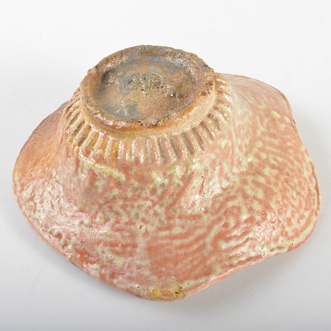 吉左衛門 十代旦入造 赤向付茶碗 十二代吉左衛門