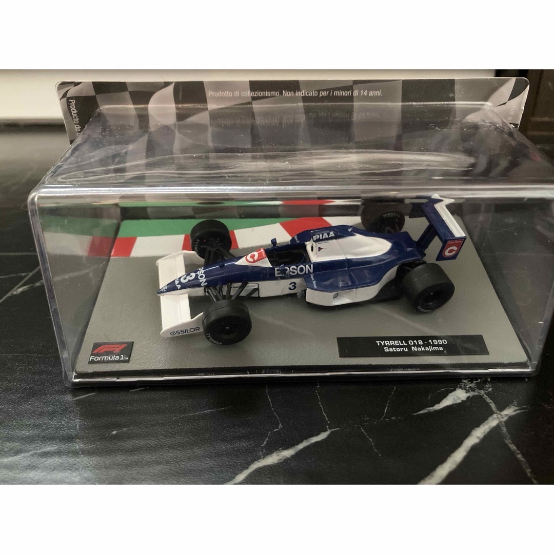 激レア日本未発売F1マシンコレクションティレル018 中嶋悟モデル