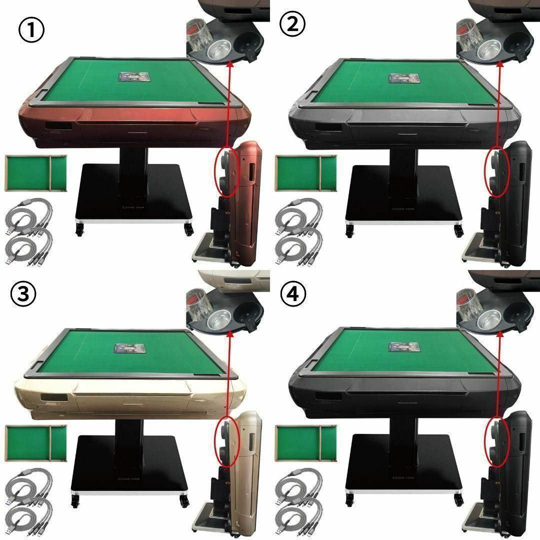 全自動麻雀卓 家庭用 折りたたみ 麻雀卓 全自動卓28mm ゴールド/ガラス脚