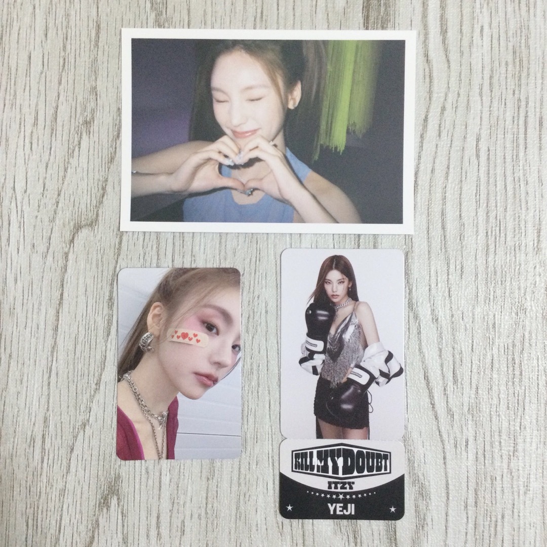 ITZY 直筆サイン入りチェキイェジ チェリョンオフラインくじ