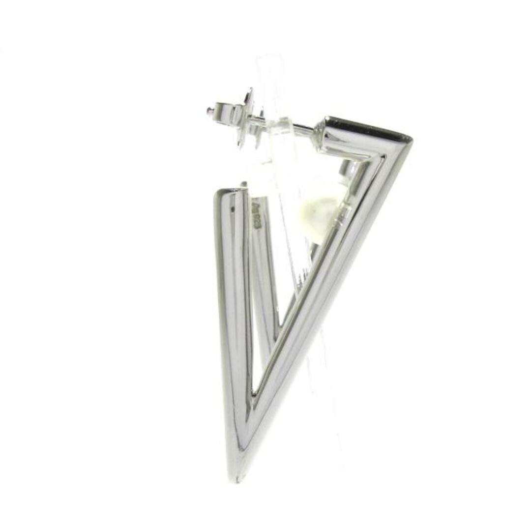 MIKIMOTO - mikimoto(ミキモト) ピアス美品 Vコード シルバー×K18WG