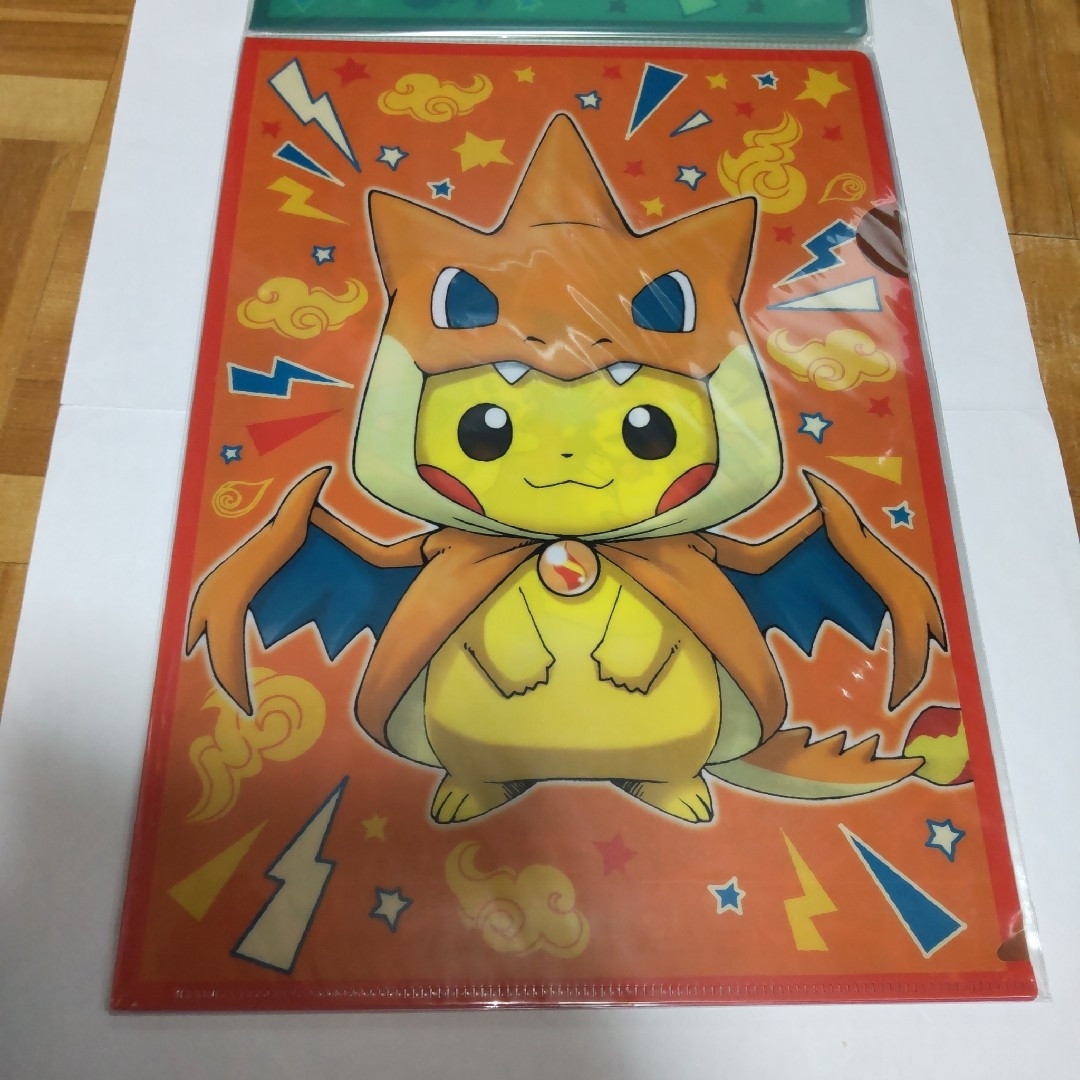 ジラーチポンチョのピカチュウ クリアファイル ☆ポケモンセンター