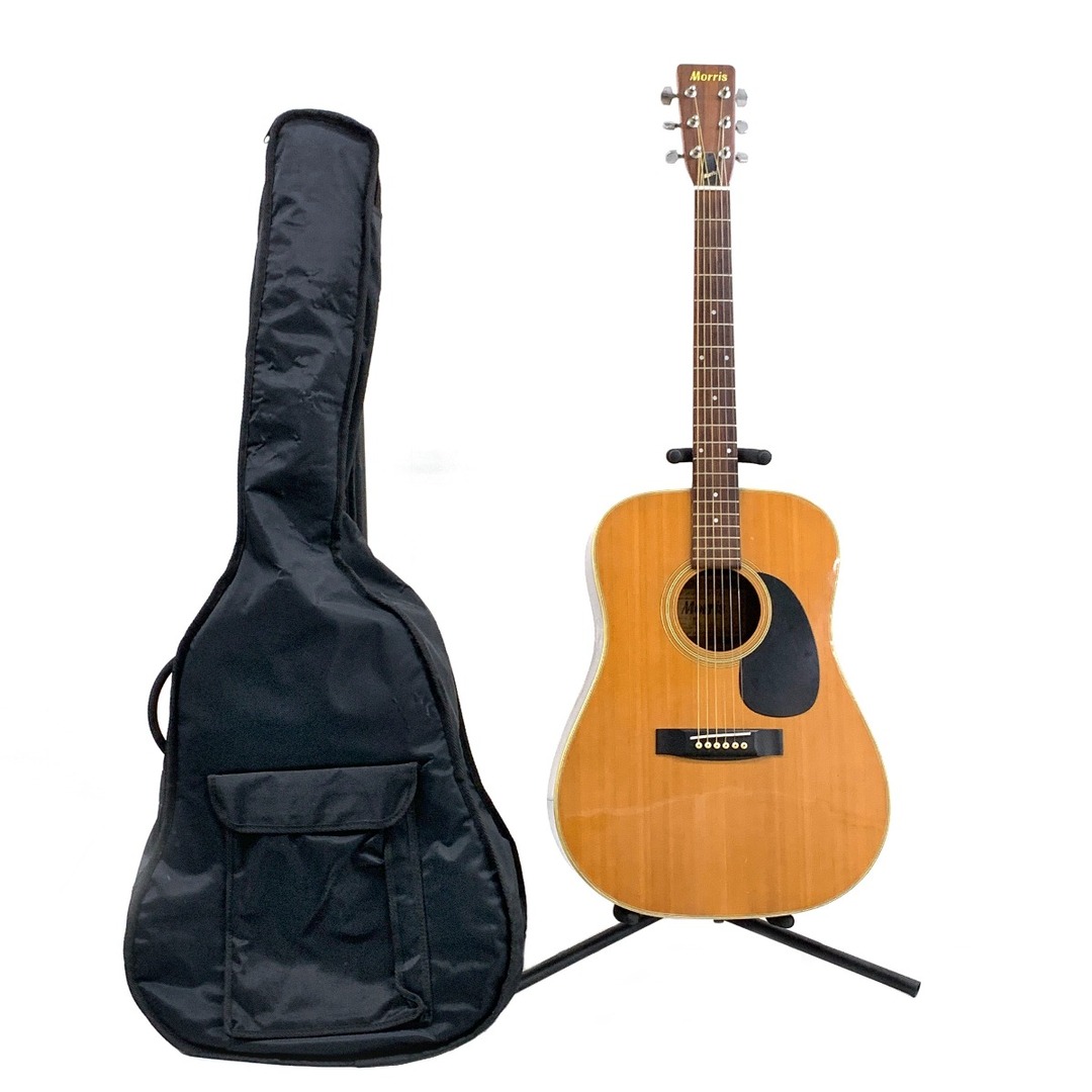 Morris アコースティックギター ケース付き モーリスアコースティック