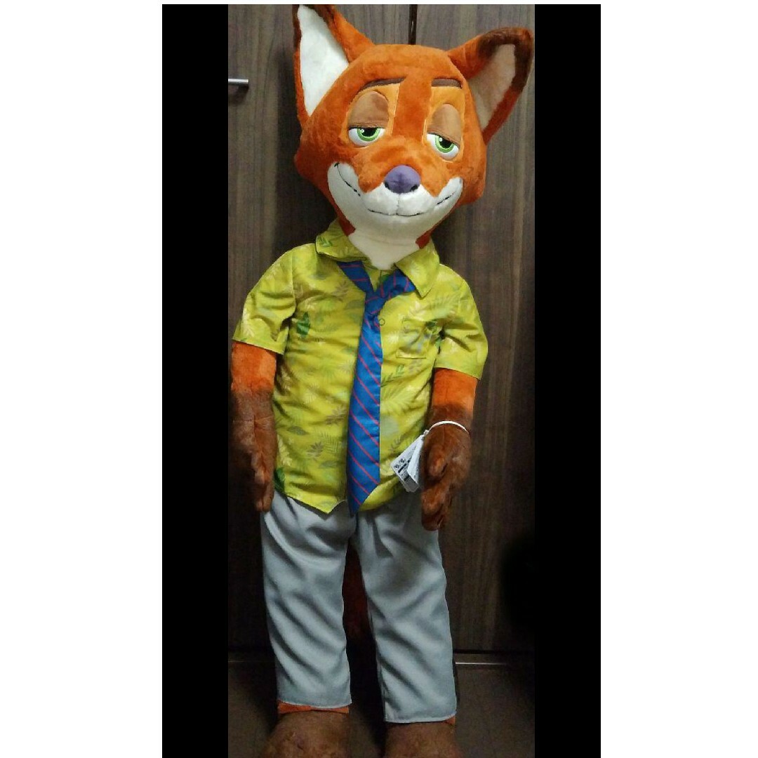 ディズニーストア ズートピア 等身大ニック 120cm ぬいぐるみ