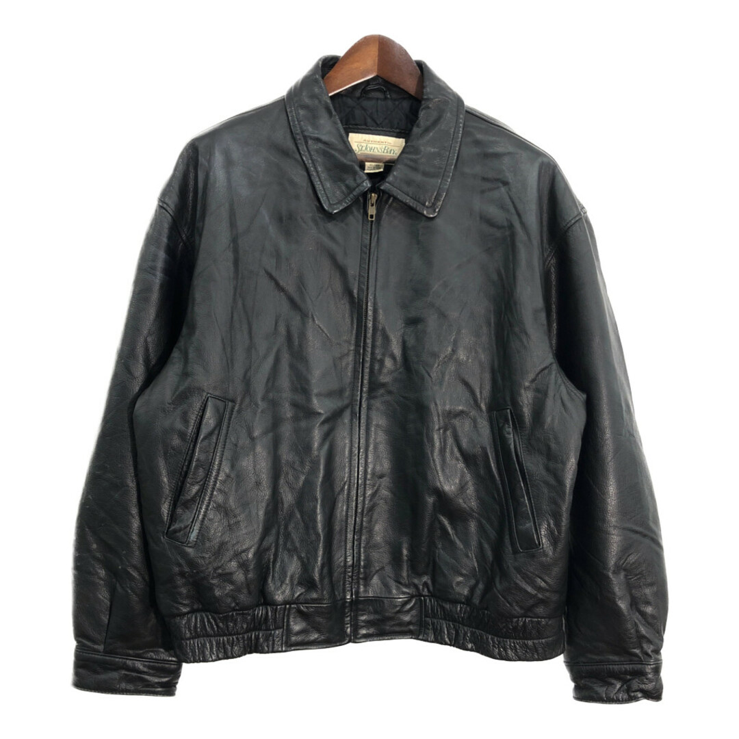 St. John's Bay ブラックレザージャケット ST.JOHN'S BAY レザー