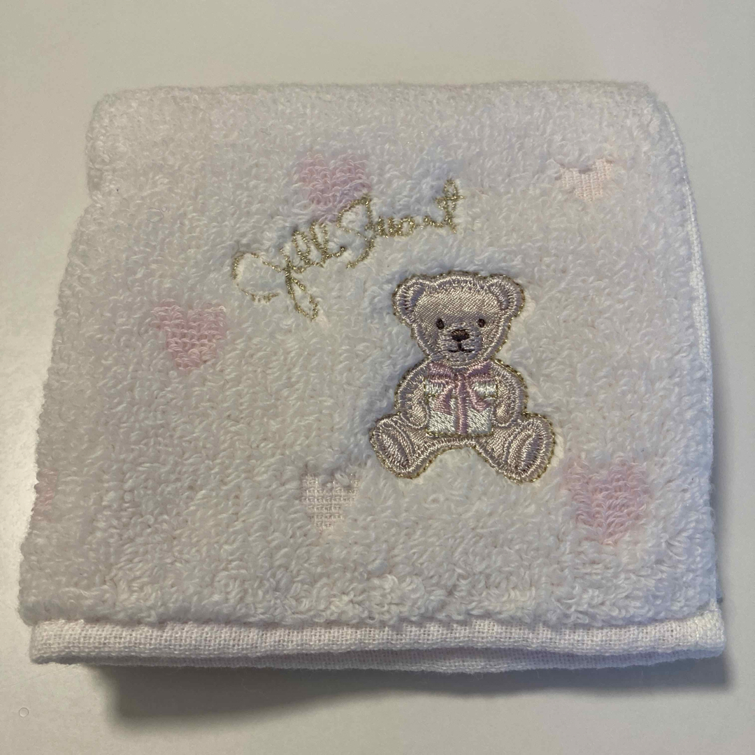 JILL STUART クマ刺繍 タオルハンカチ JILL STUART（ジルスチュアート