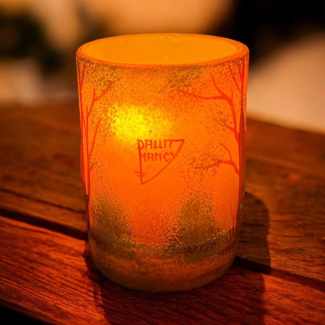 ◇証明書付◇DaumNancyドームナンシーランプ エナメル彩高さ10.5cm