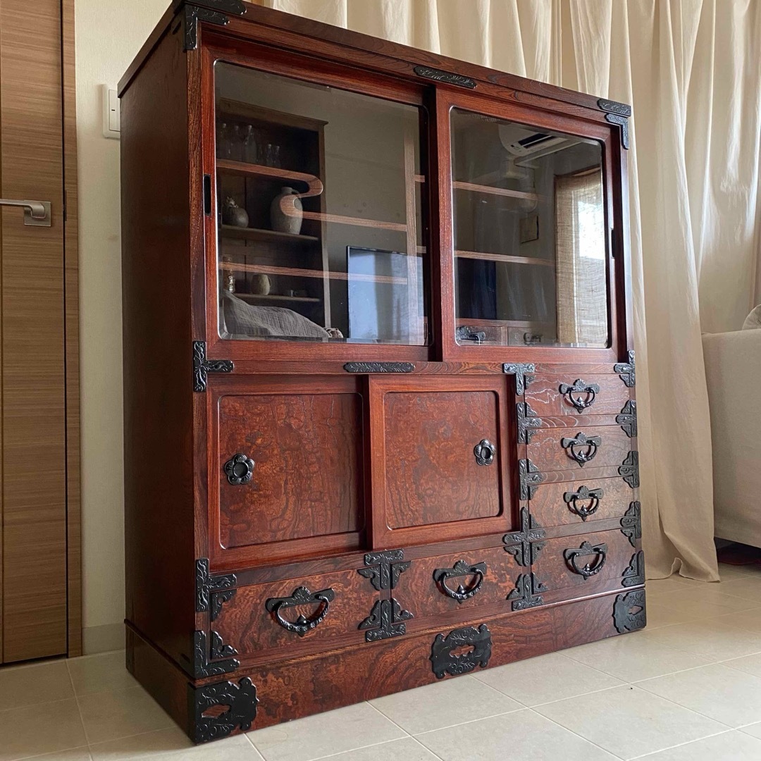 岩谷堂箪笥 小タンス 飾り棚 伝統工芸 アンティーク家具 古民具 古道具