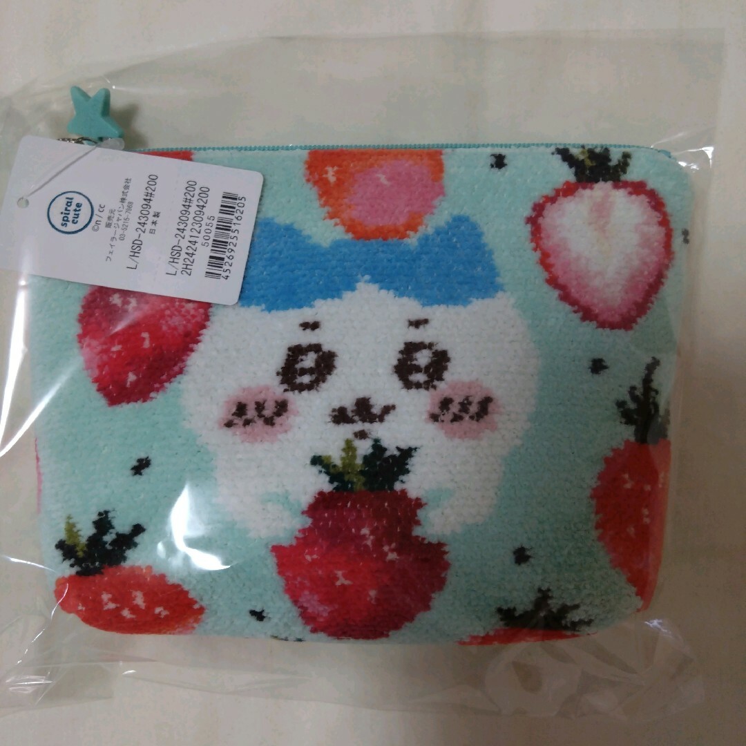 新品・限定】ちいかわフェイラーコラボハチワレ巾着ポーチ