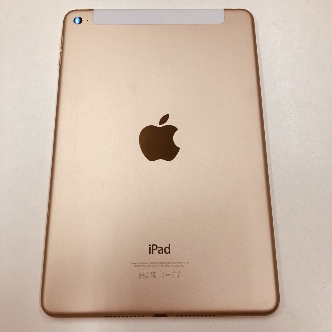 iPad mini 4/16GB docomo(ゴールド) iPad mini4 Wi-Fi+Cellular ドコモ