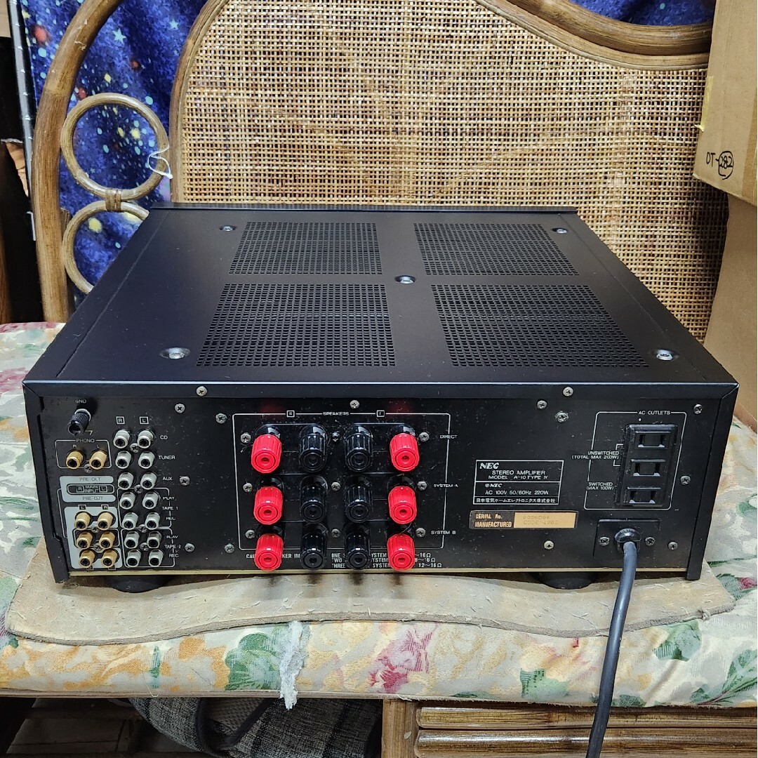 デッドストックの如く超美品！NECプリメインアンプA-10(TYPEⅣ) 【公式