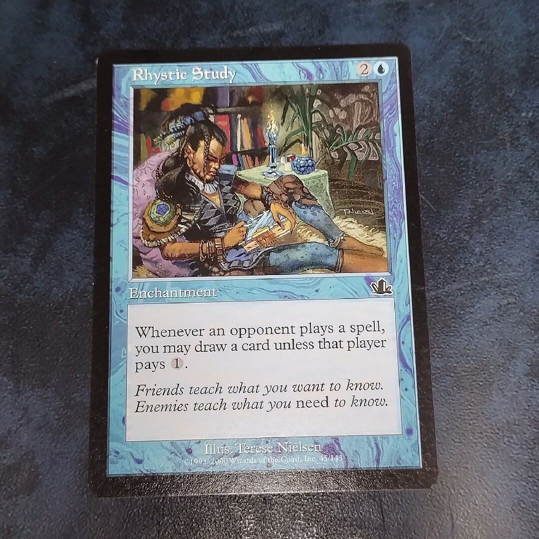MTG リスティックの研究/Rhystic Study 英語 2枚 Study リスティックの