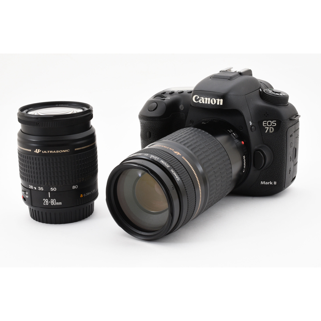 キャノン Canon EOS 7D Mark II 標準&望遠ダブルレンズセット