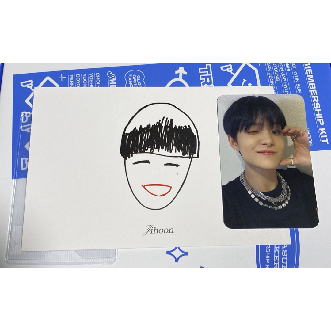 treasure jihoon ジフン 直筆サイン チェキ treasure jihoon ジフン
