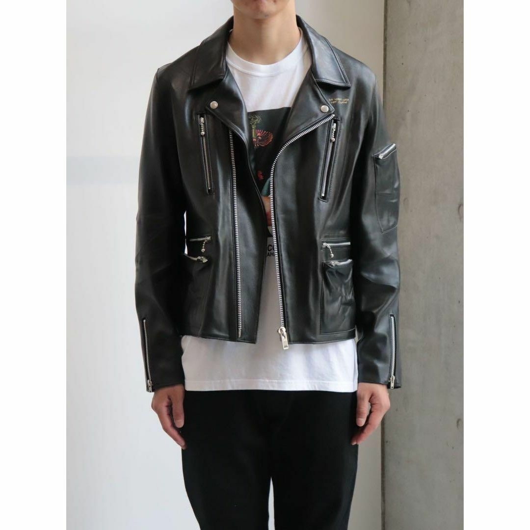 馬革×ラムファー アンダーカバーライダースジャケット UNDERCOVER
