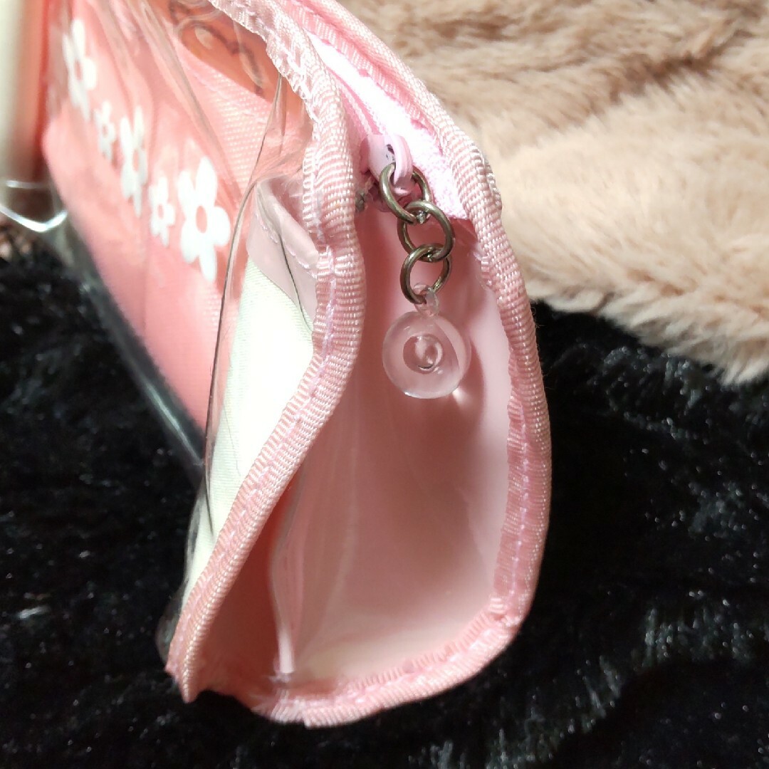 サンリオ - ハローキティ、ポーチ、ペンケース、ピンク、当時物、1997