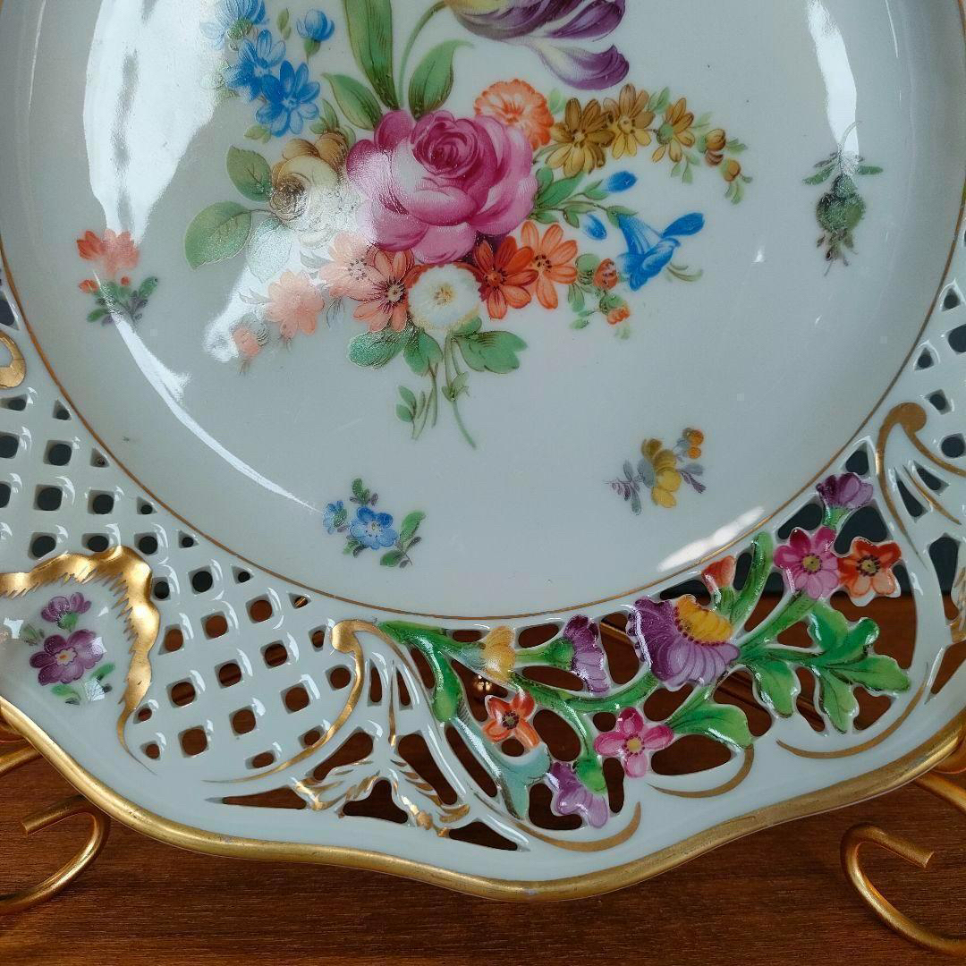 26㎝☆シューマン ババリア 金彩エッジ オープンワーク メッシュ 1級品