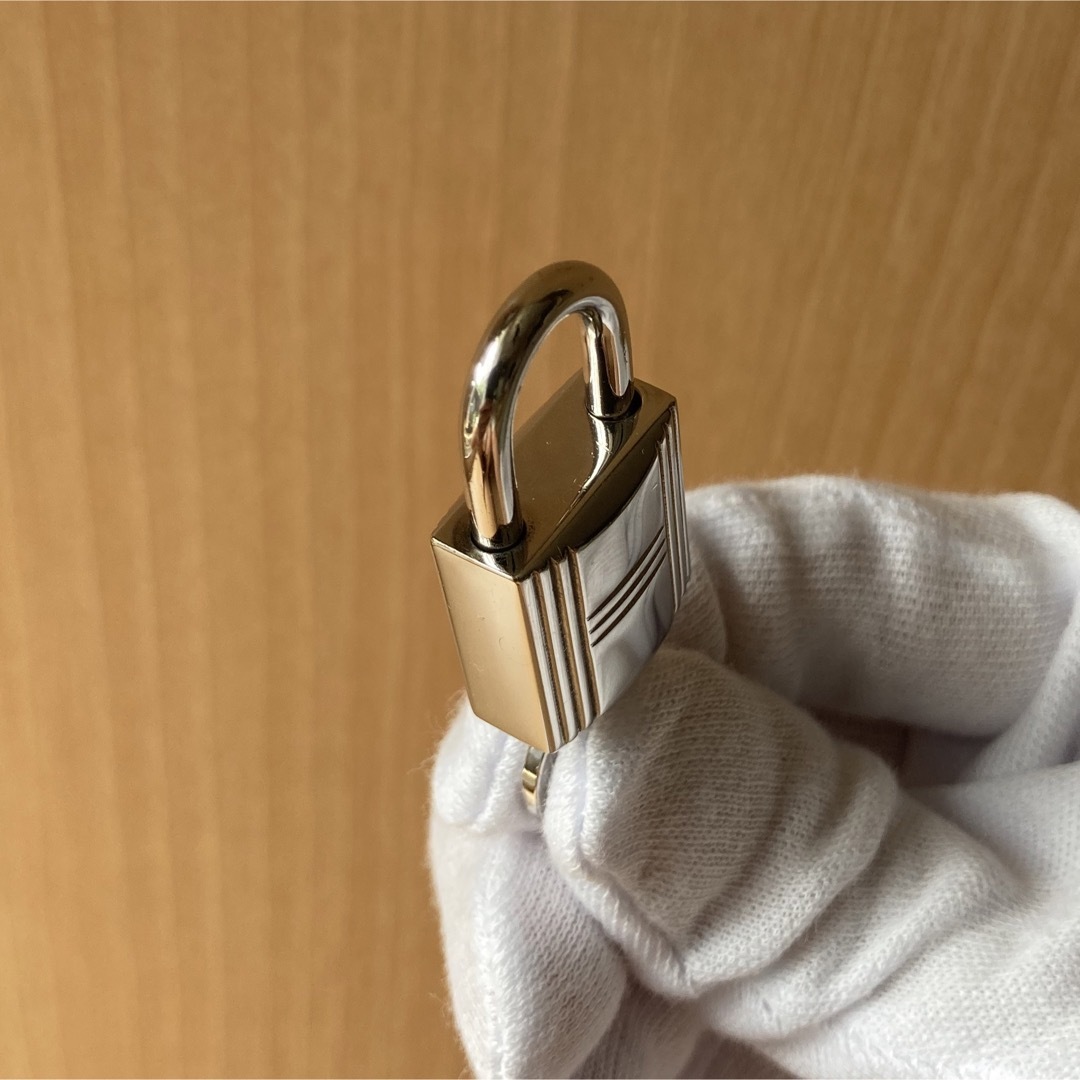 1円 エルメス 南京錠 カデナ 鍵 100 シルバー レディース メンズ