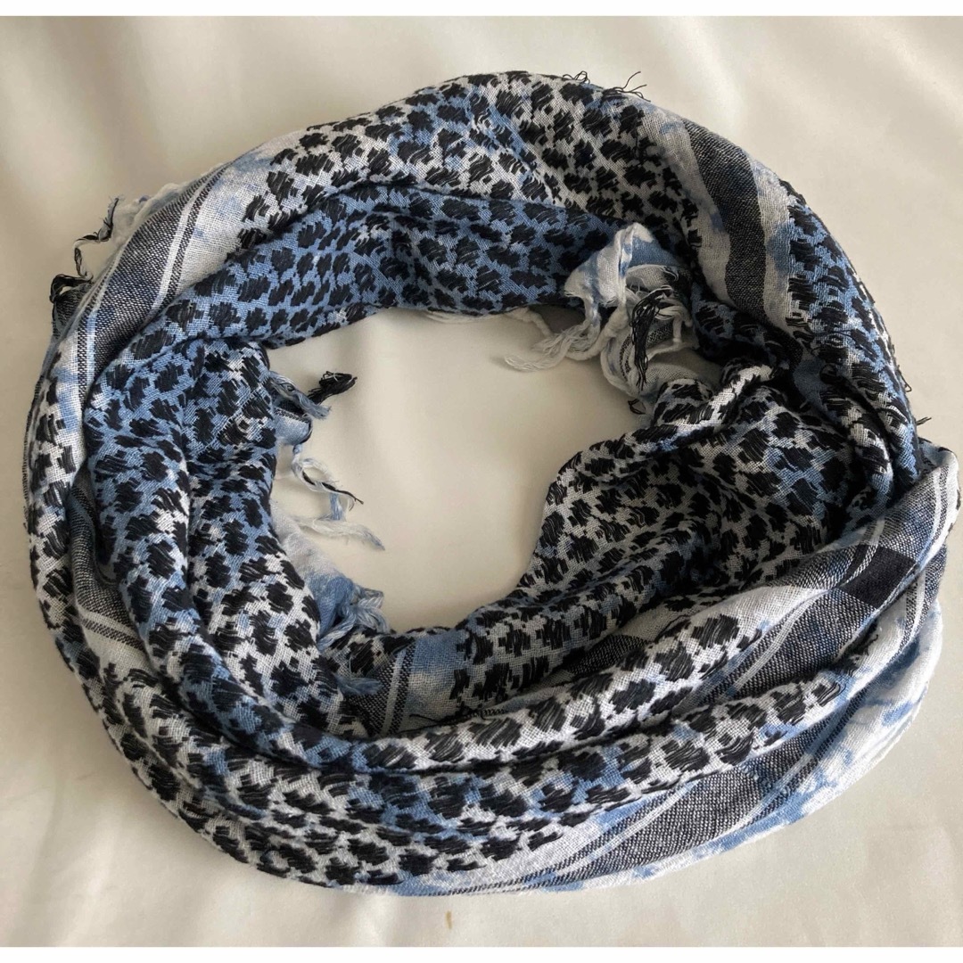 タイ 族 ブランケット ストール インディゴ 藍染 刺繍 骨董