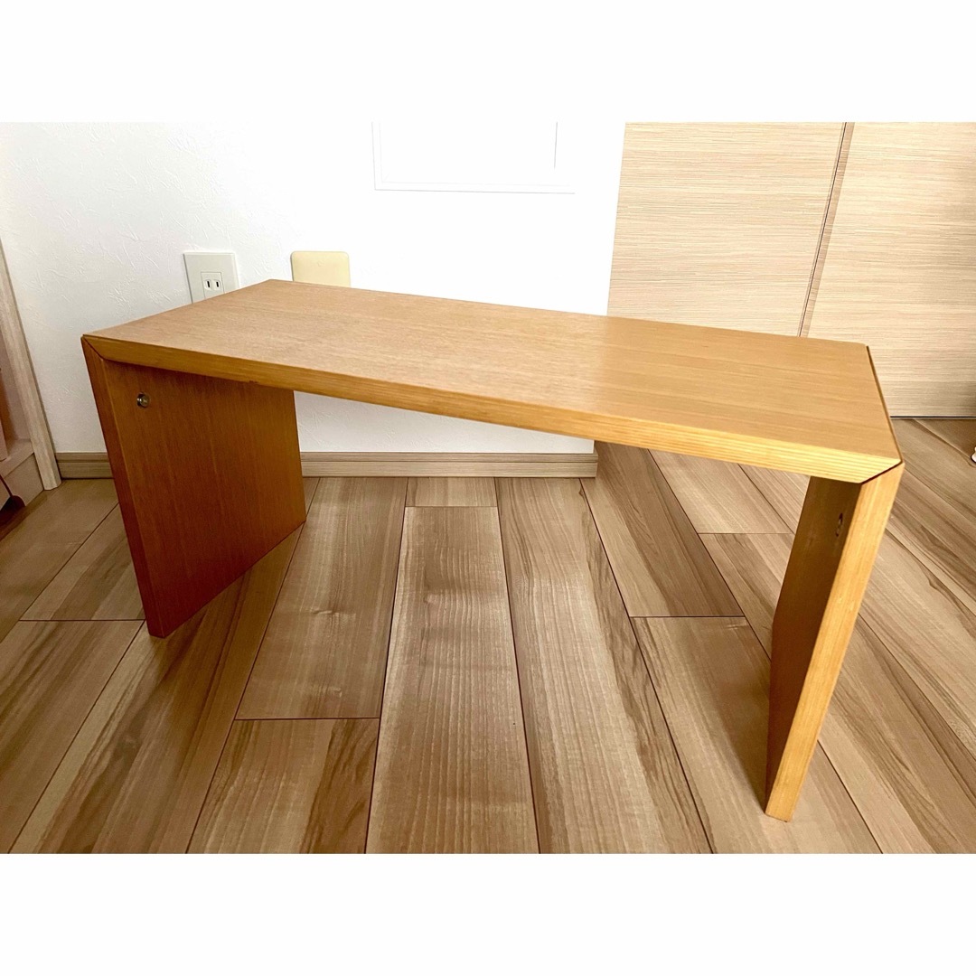 ⭐️未使用⭐️無印良品 コの字の家具 オーク材 サイドテーブル 幅35cm