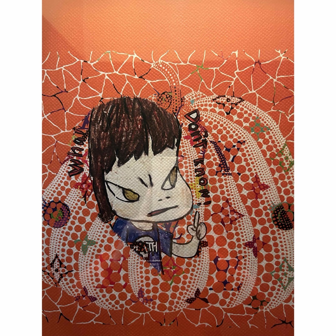 マット額装付/DEATHNYC/限定アートポスター/奈良美智/シルクスクリーン