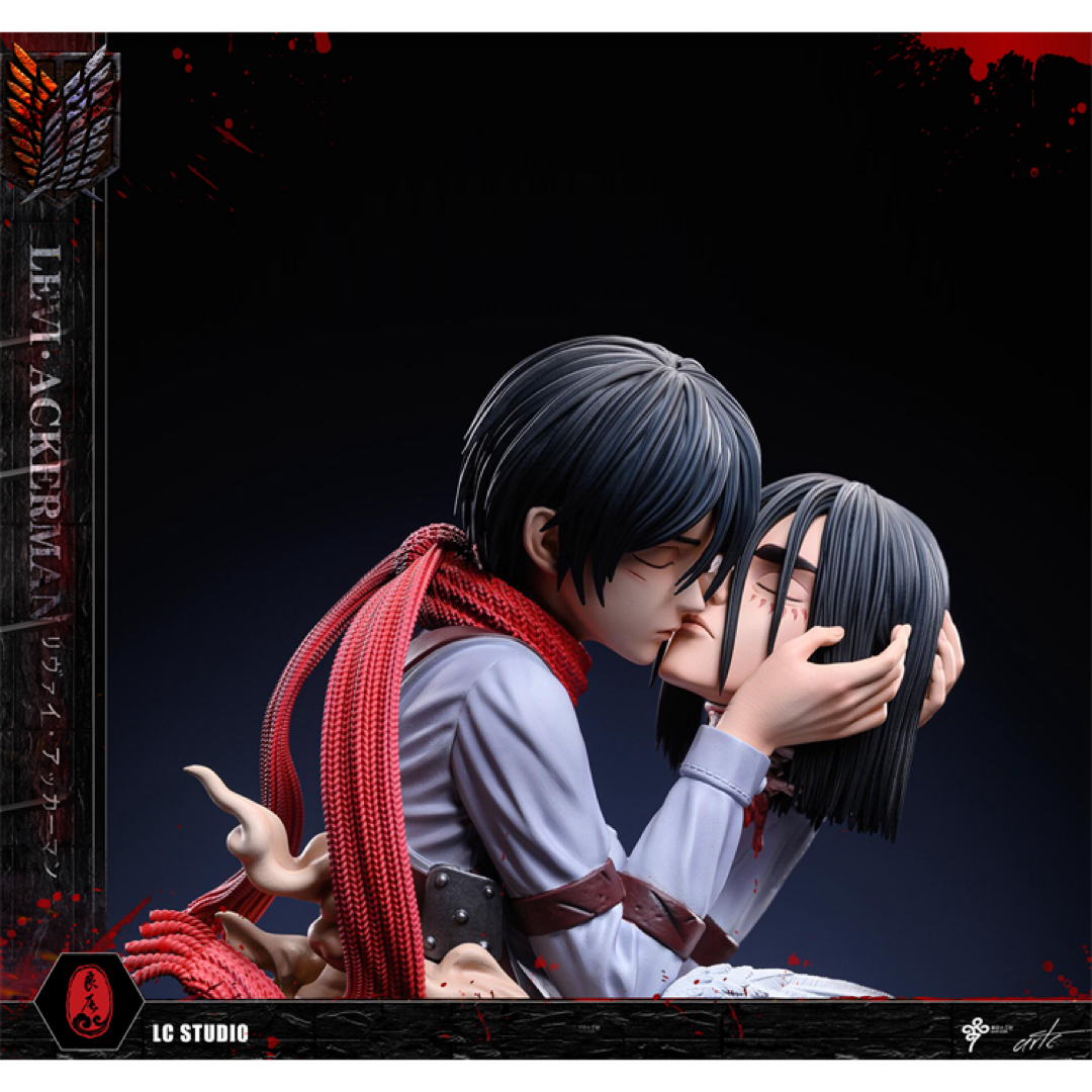 進撃の巨人 エレン ジーク 2体 ガレージキット ガレキ スタチュー①