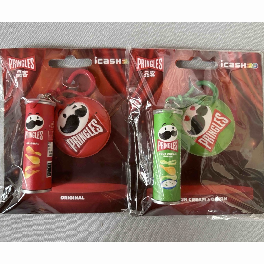 台湾限定】プリングルス型iCash 二枚セット ICカード 交通カード 最高
