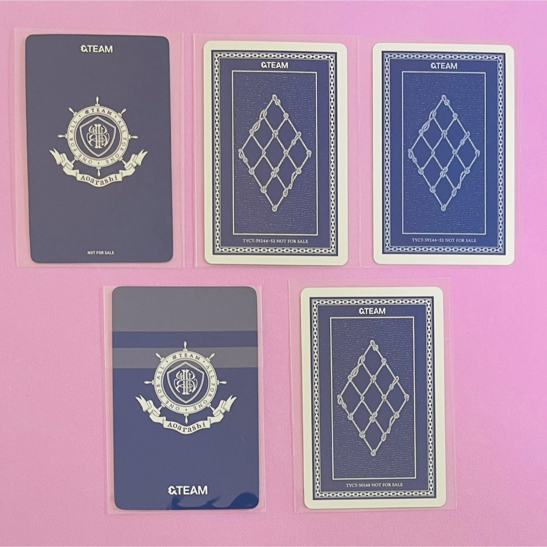 &TEAM - &TEAM ニコラス トレカセット＋ソロジャケ盤CD 青嵐 NICHOLAS