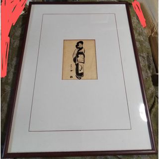 竹久夢二 十六の母 真作水彩画肉筆0号買取価格10万から300万円 竹久夢