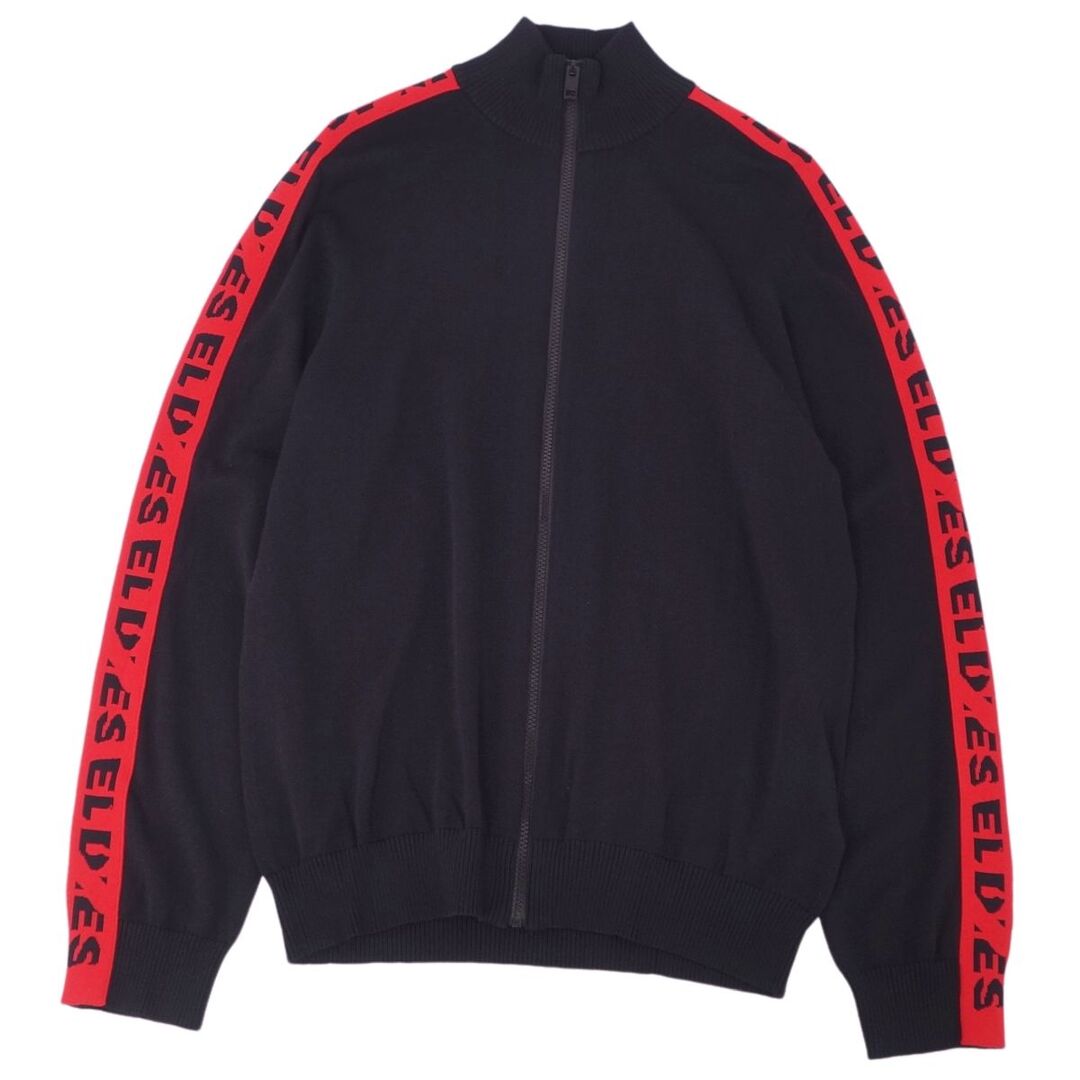 美品 ディーゼル DIESEL ニット ジャケット ブルゾン トラック
