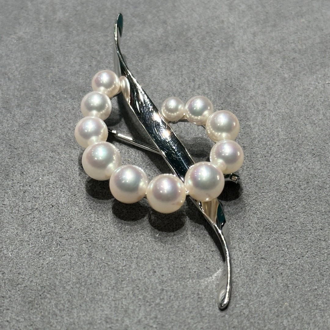 愛子さまご使用モデル【現行品】MIKIMOTO ミキモト K18 ブローチ 美品
